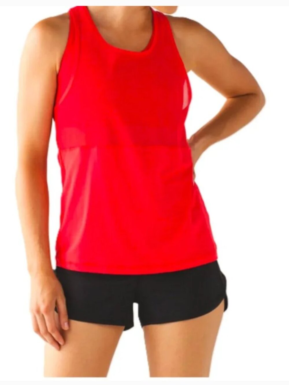Lululemon Fast As Light 2-1 Tank size 4